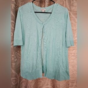 Light Blue Button Down Cardigan